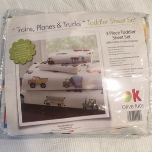 3 piece Toddler Sheet Set